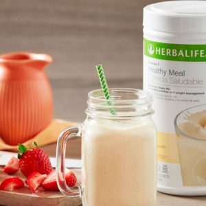 Herbalife strawberry smoothie